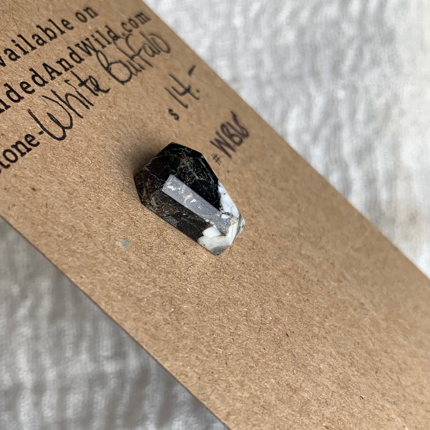 White Buffalo Cabochon - WB18