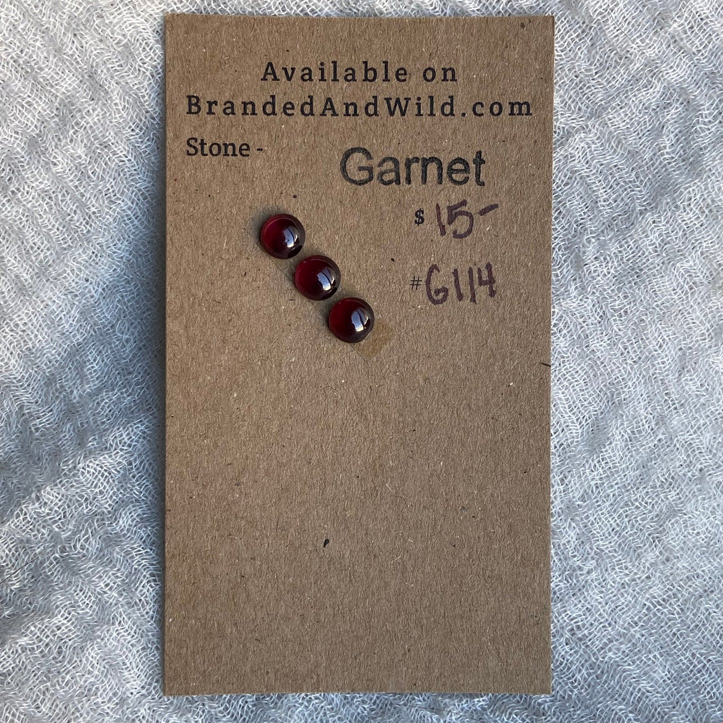 Garnet Cabochon - G114