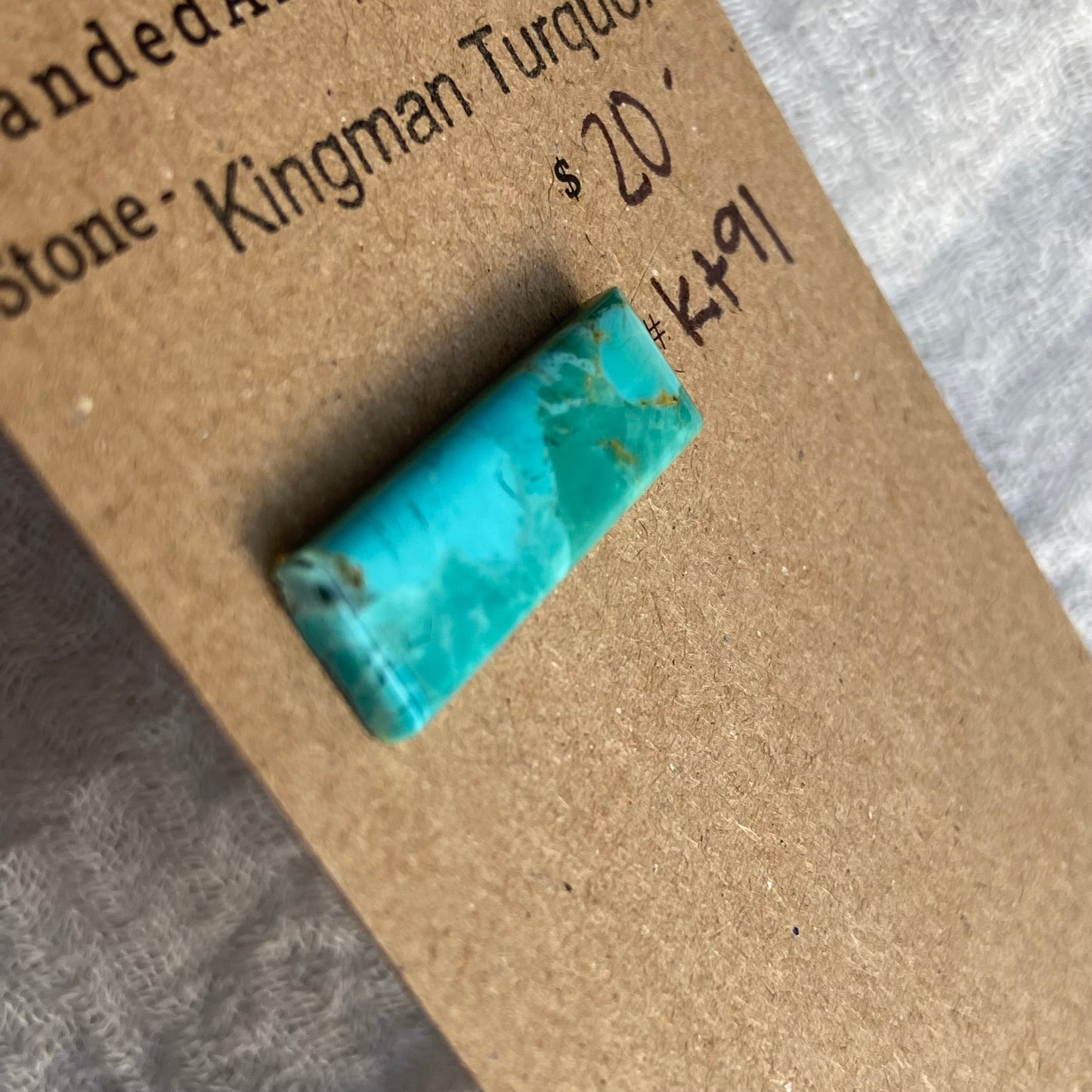 Kingman Turquoise Cabochon - KT91