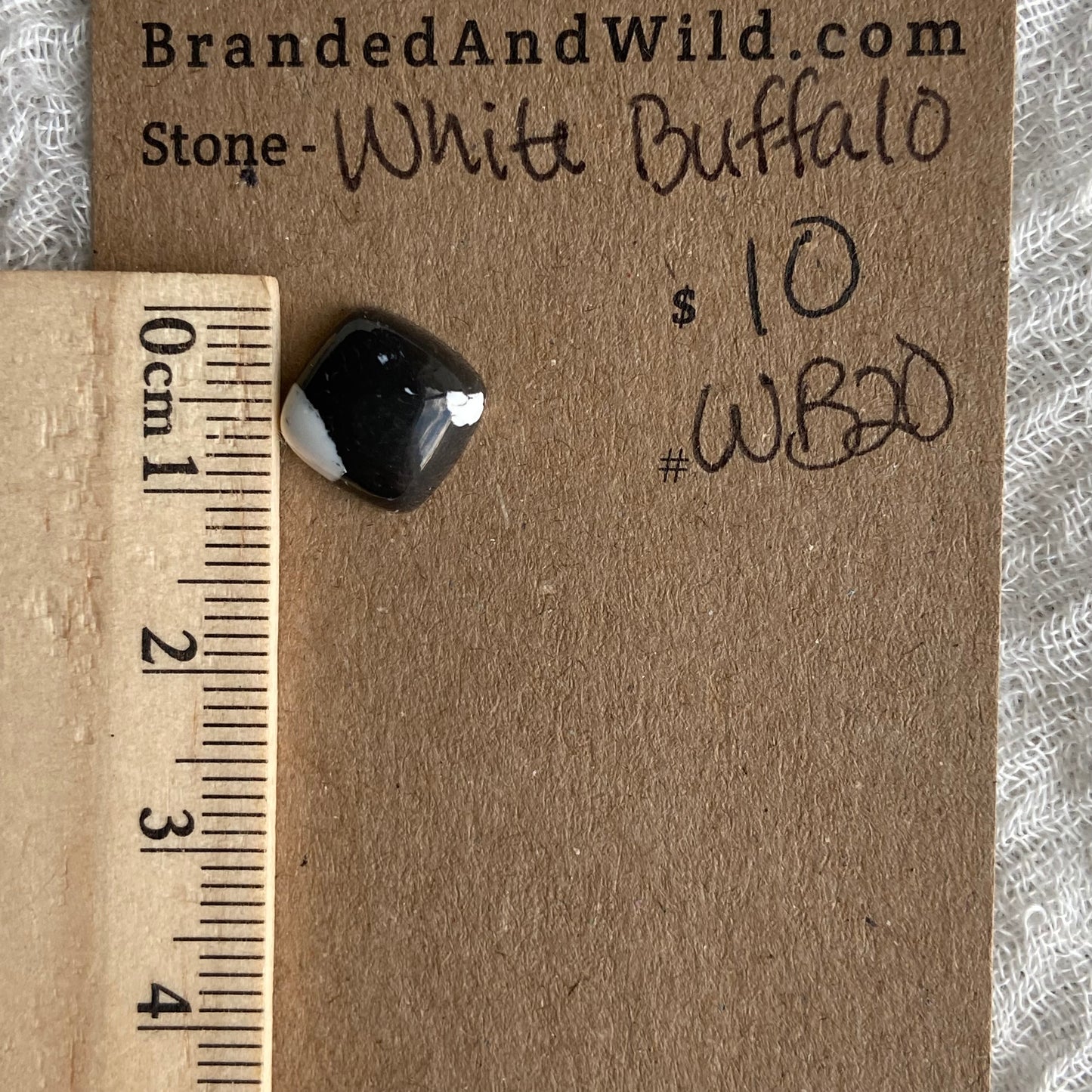 White Buffalo Cabochon - WB20