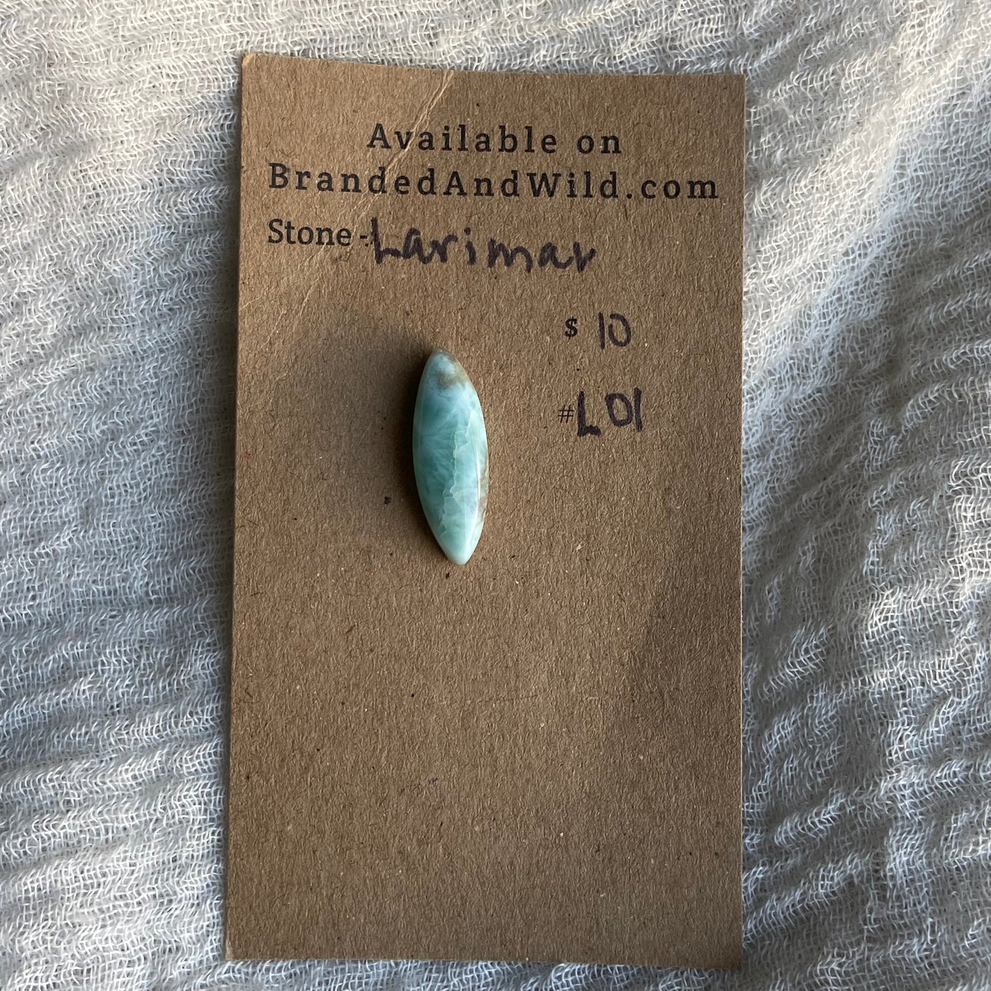 Larimar Cabochon - L01
