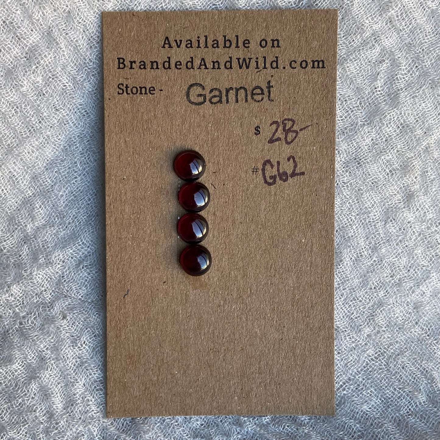 Garnet Cabochon - G62