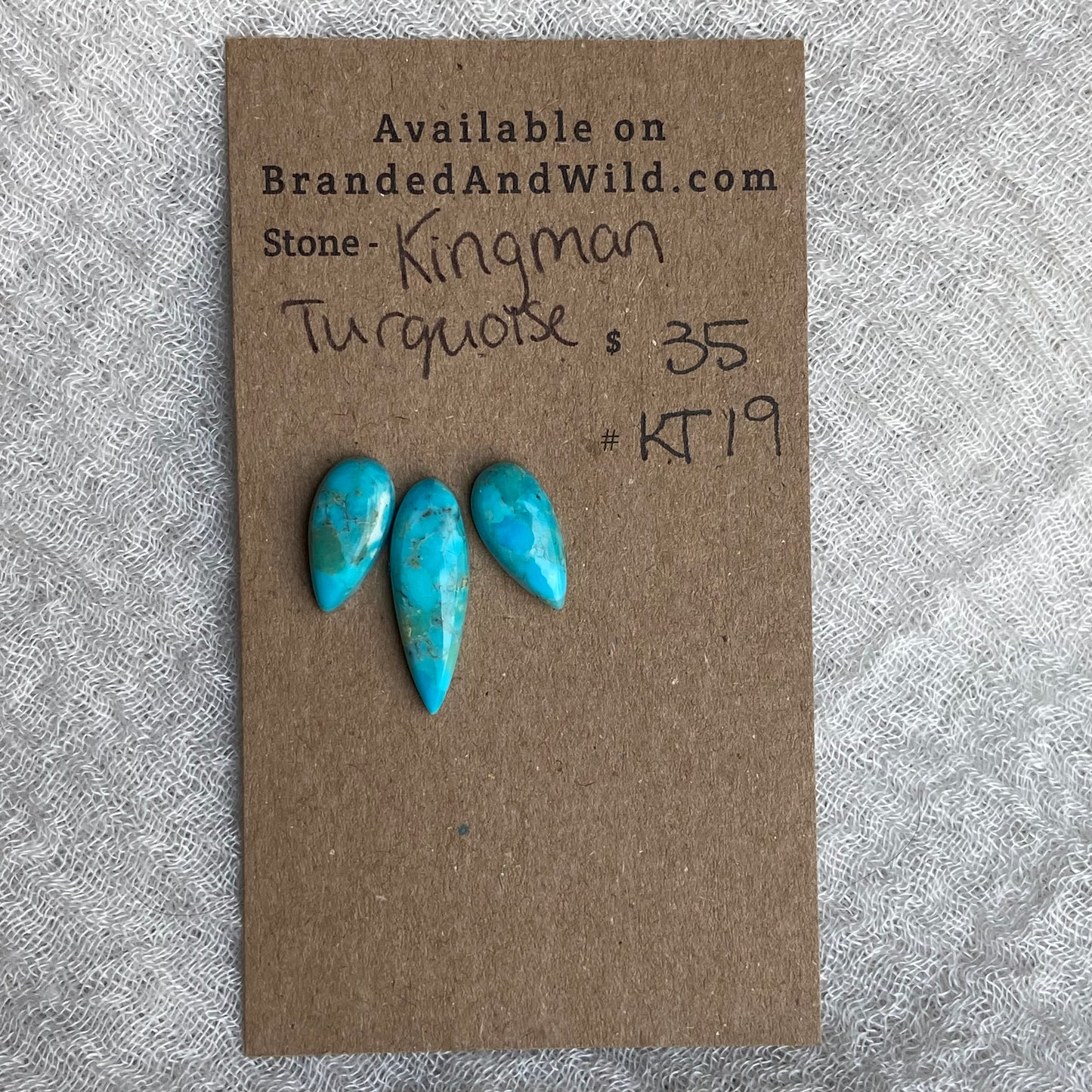 Kingman Turquoise Cabochon - KT19