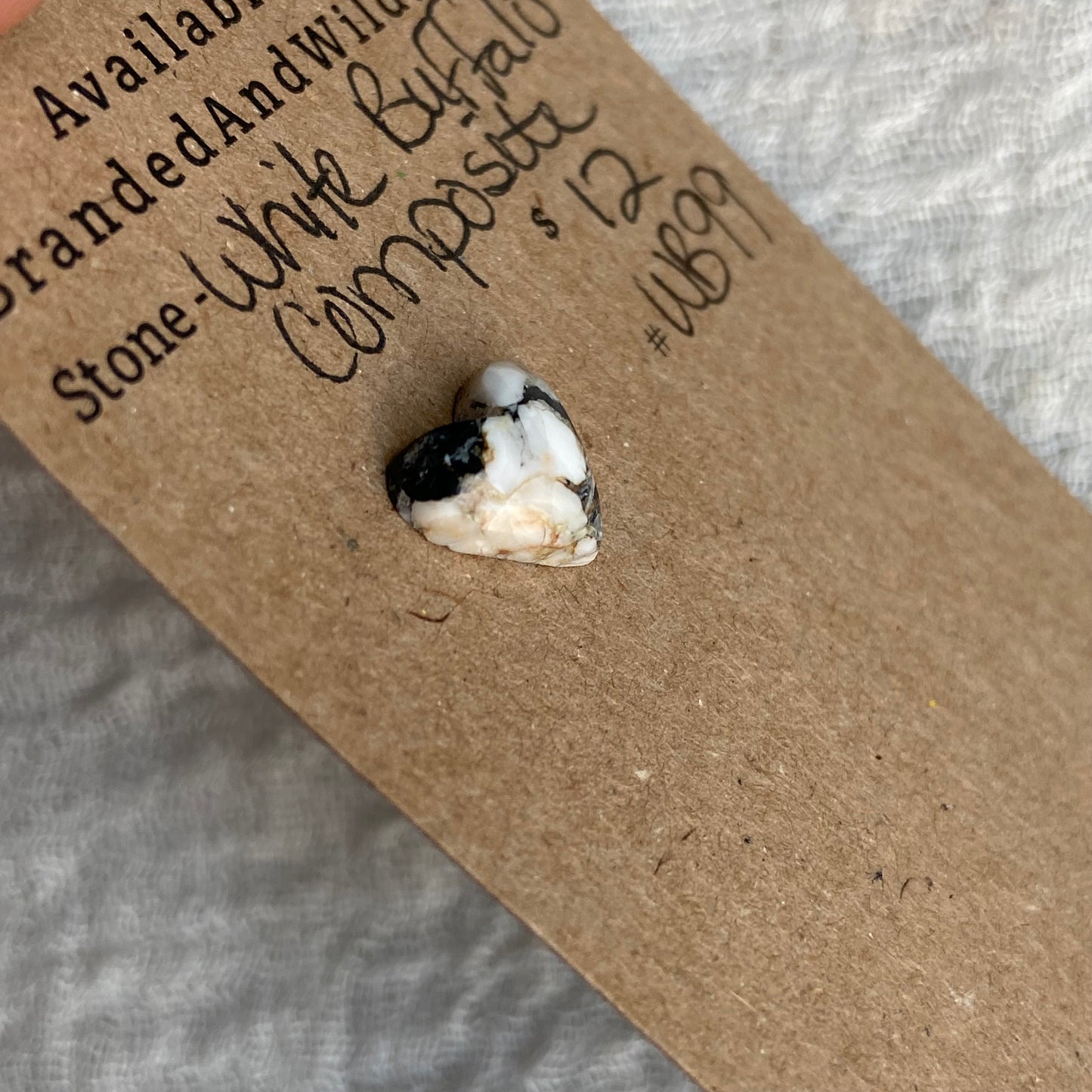 White Buffalo Cabochon - WB99