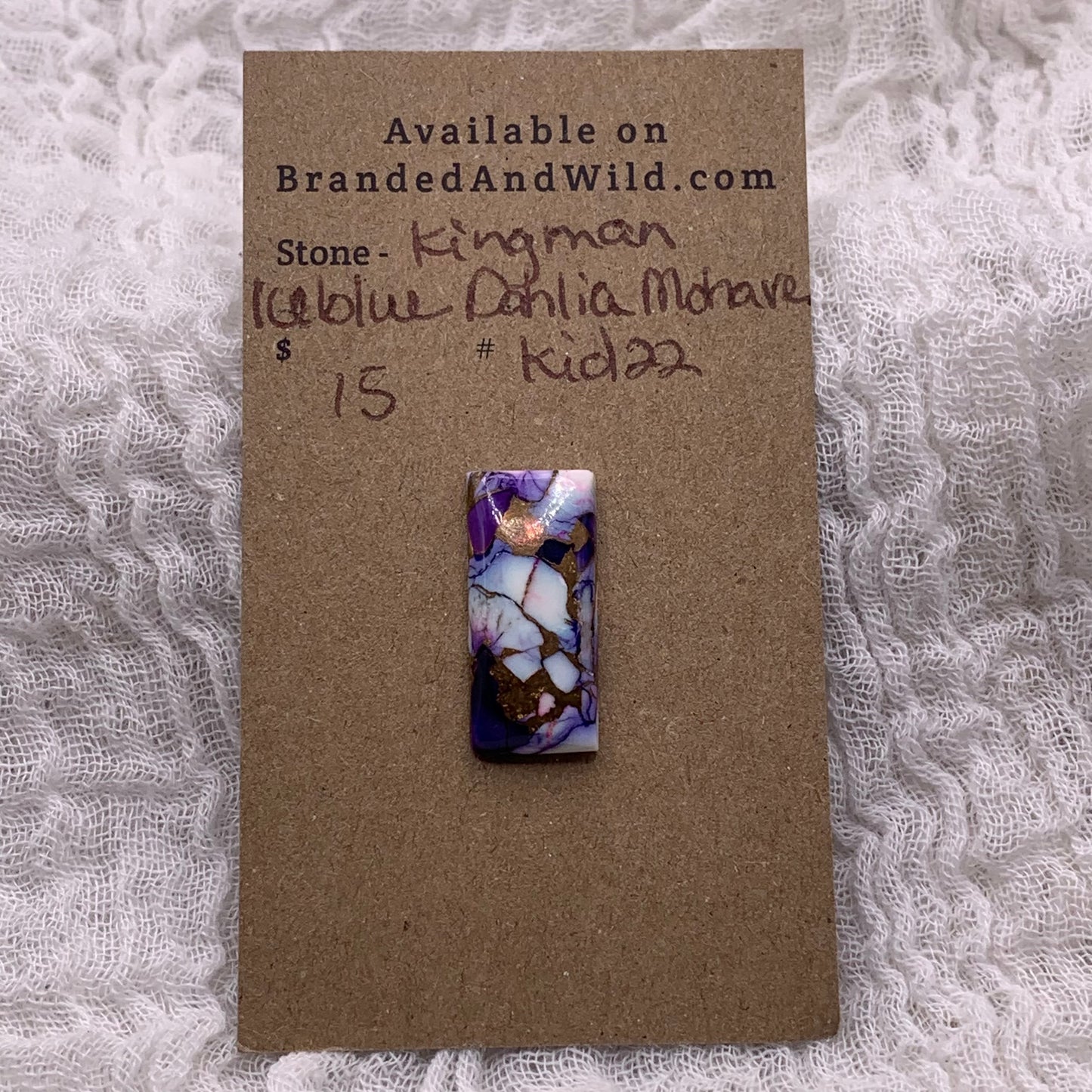 Kingman Ice Blue Dahlia Mohave - KID22