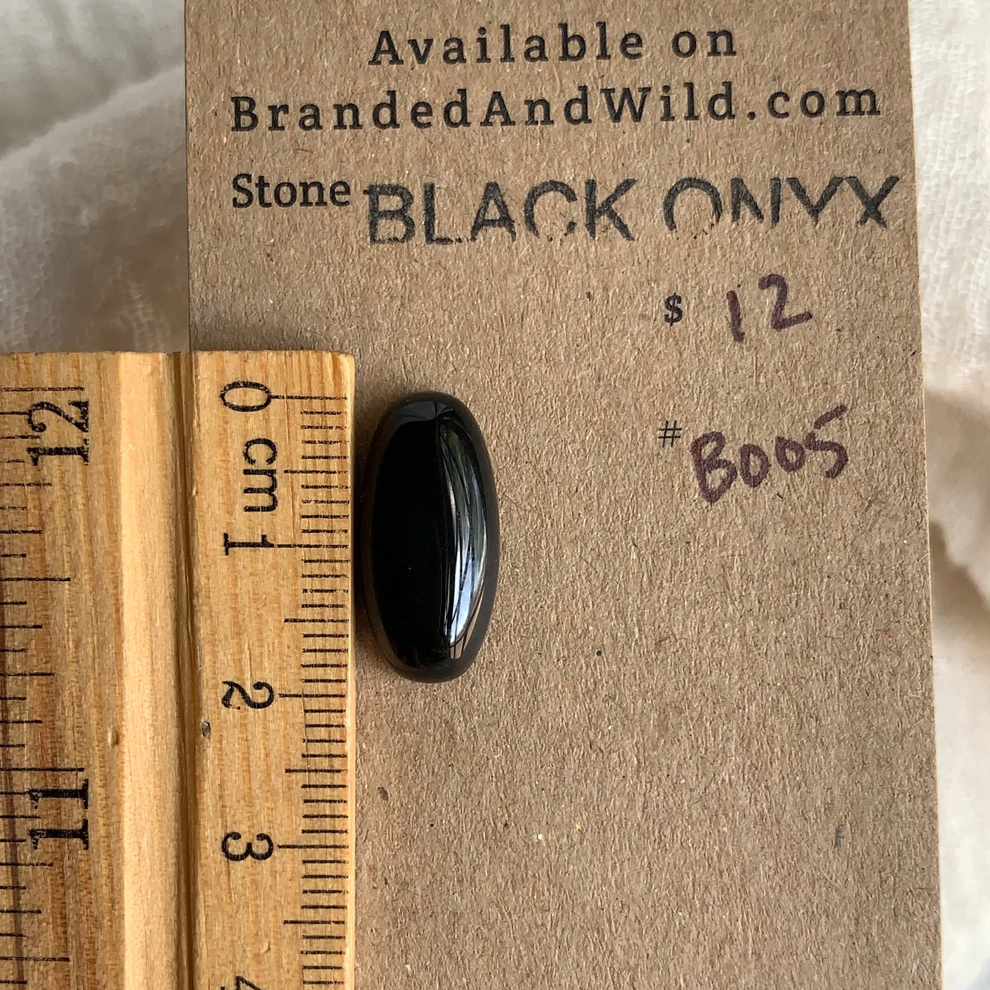 Black Onyx Cabochon - B005
