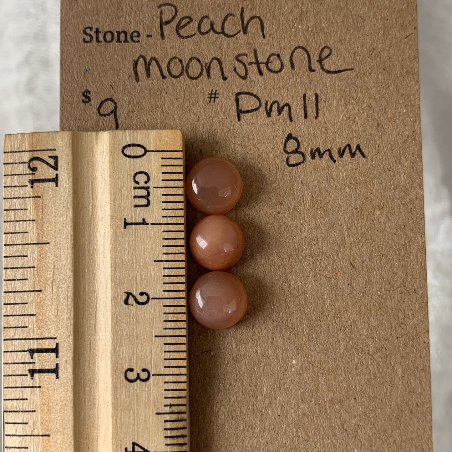 Peach Moonstone cabochon - PM11