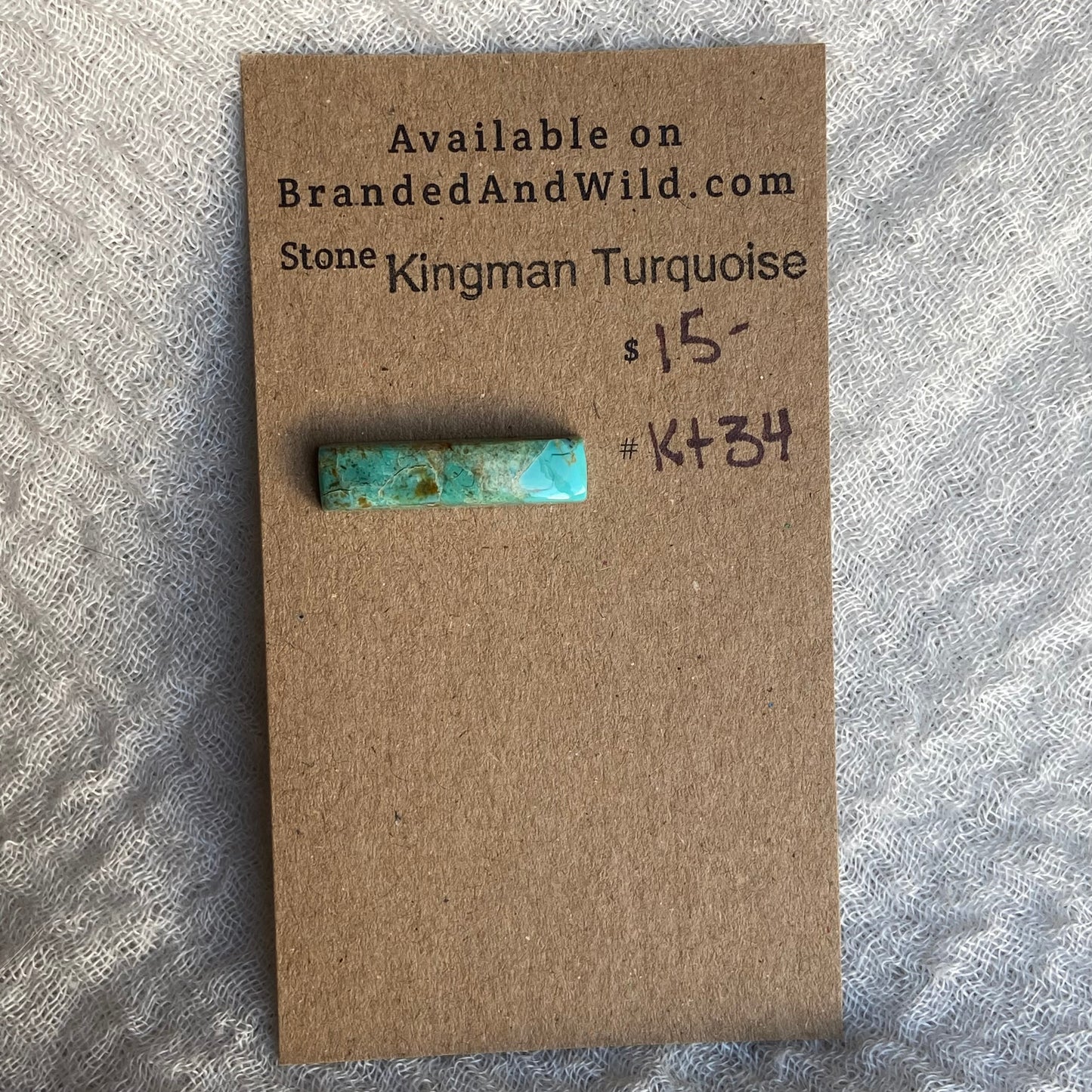 Kingman Turquoise Cabochon - KT34