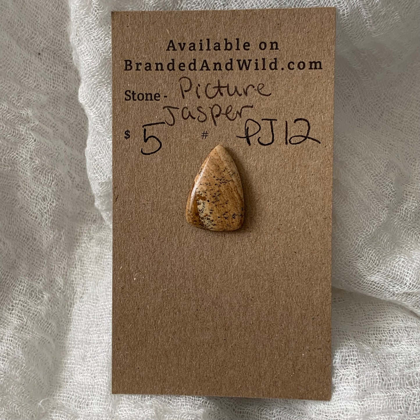 Picture Jasper cabochon - PJ12
