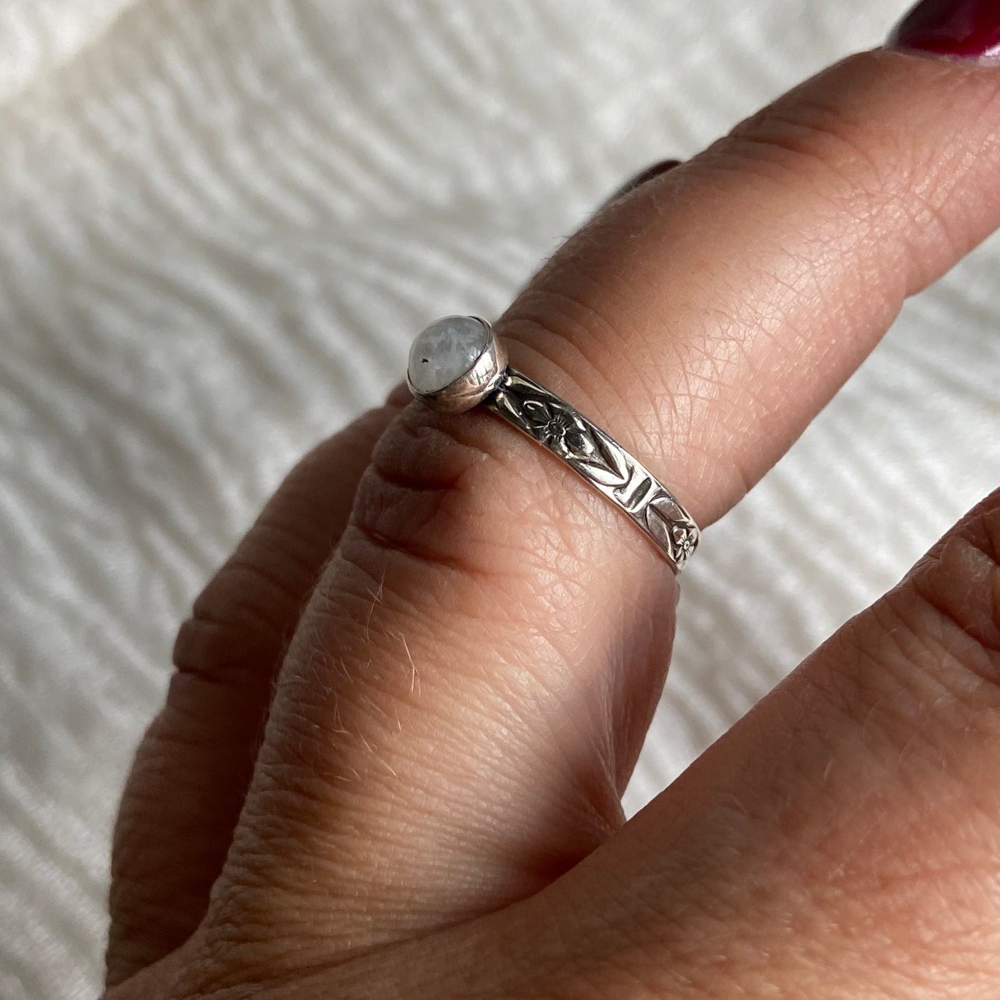 Sterling Silver Ring - R124 Size - 7