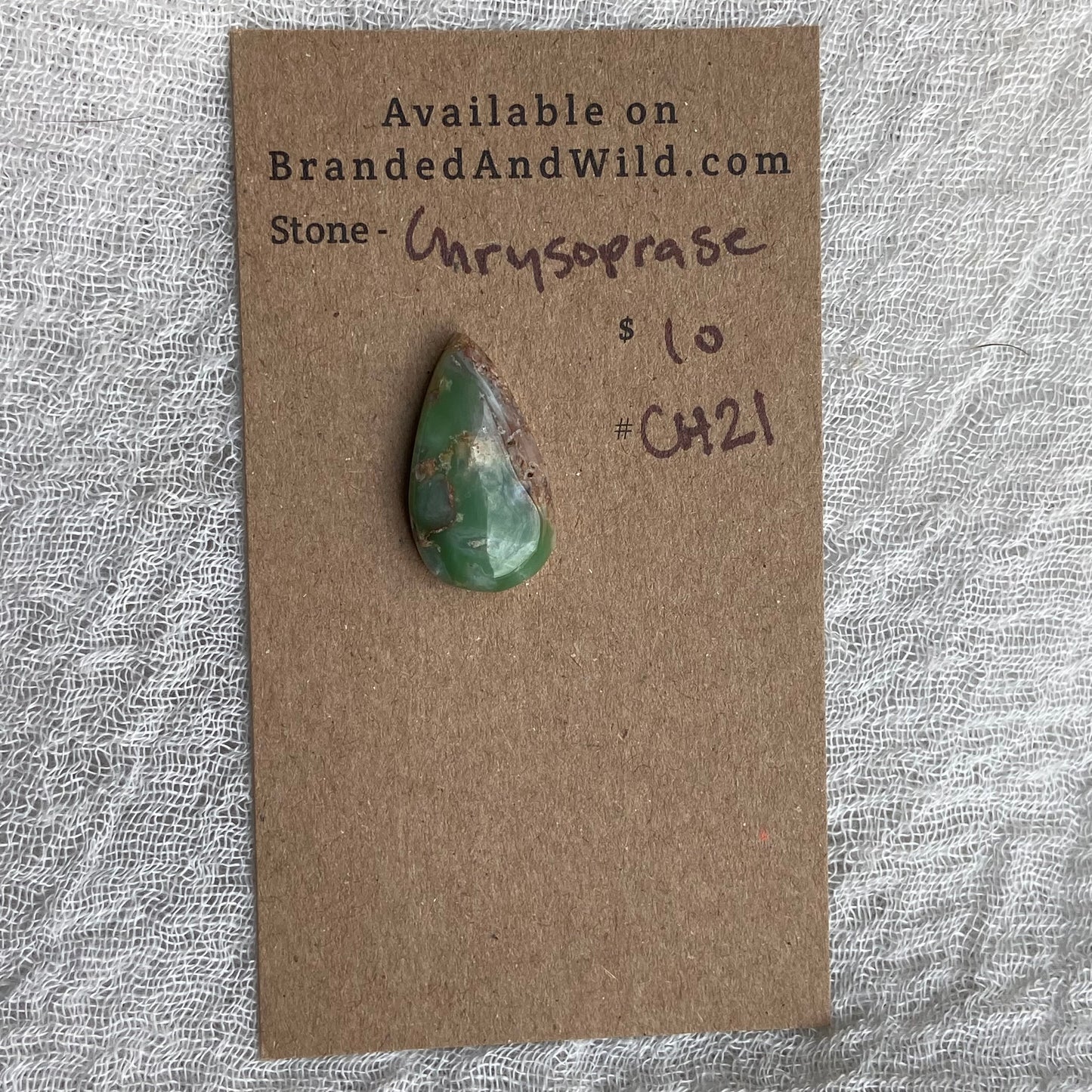 Chrysoprase Cabochon - Ch21
