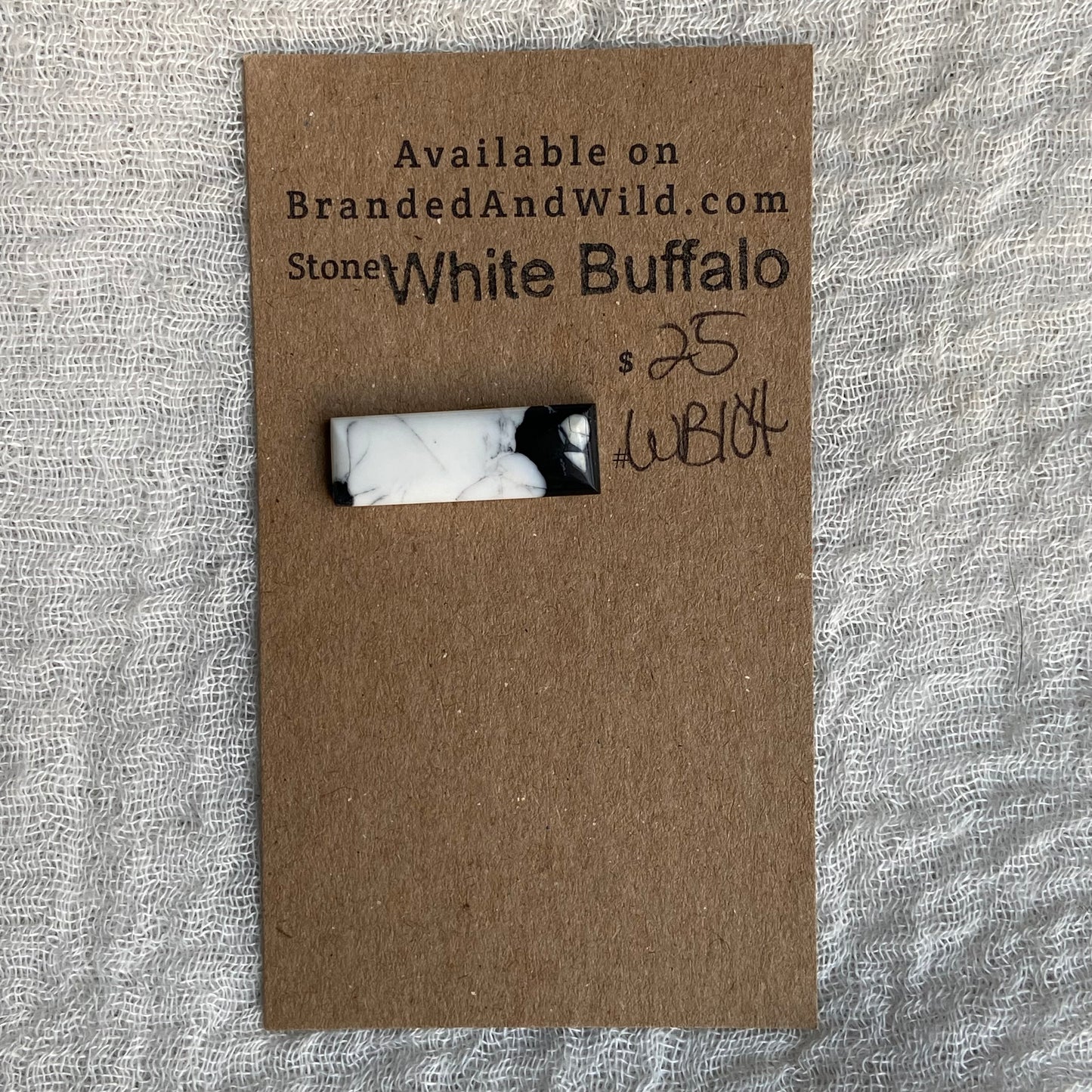 White Buffalo Cabochon - WB104