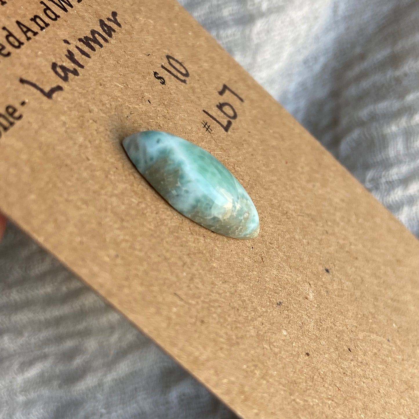 Larimar Cabochon - L07