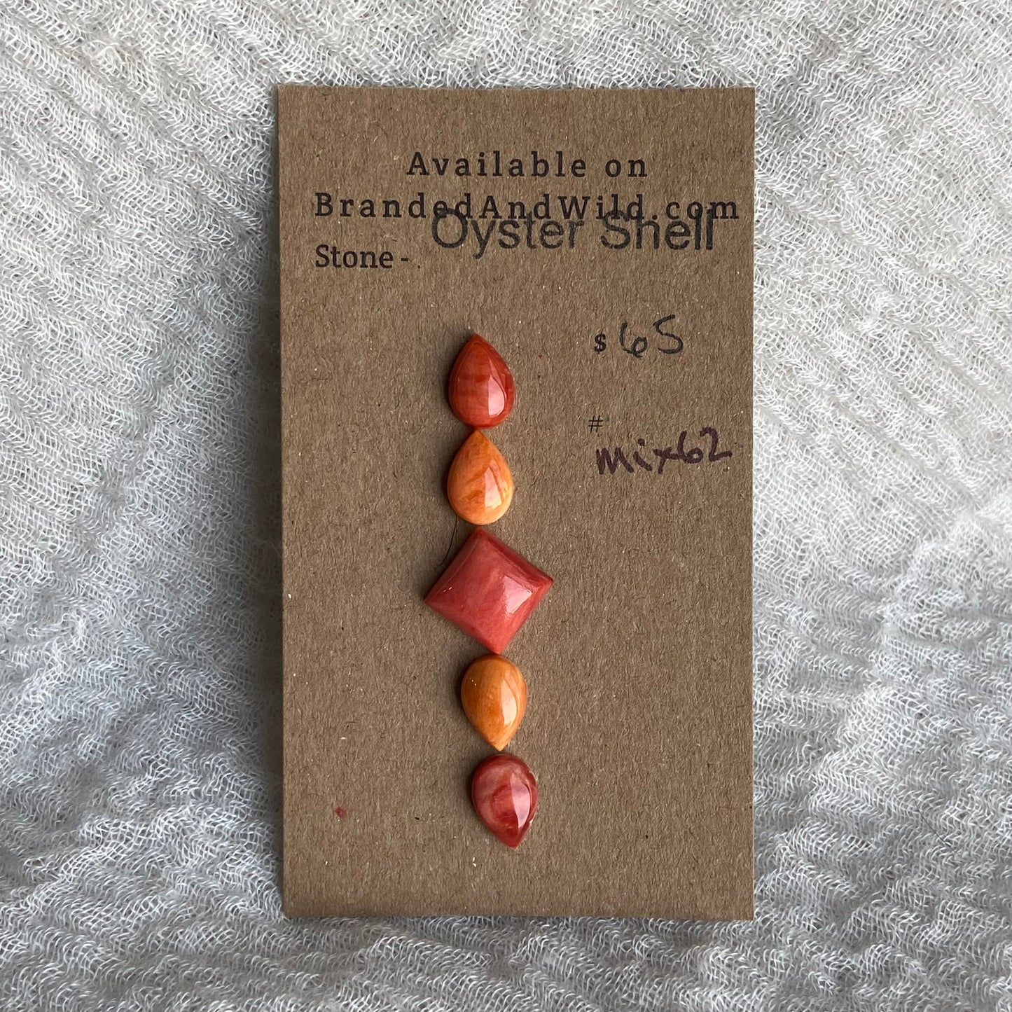 Oystershell Cabochon - MIX62