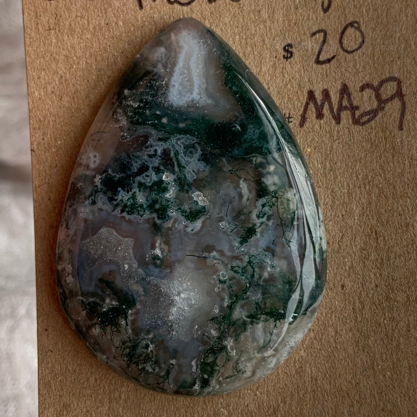 Moss Agate Cabochon- MA29