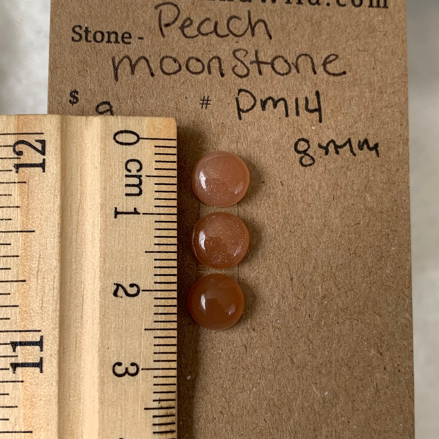 Peach Moonstone cabochon - PM14