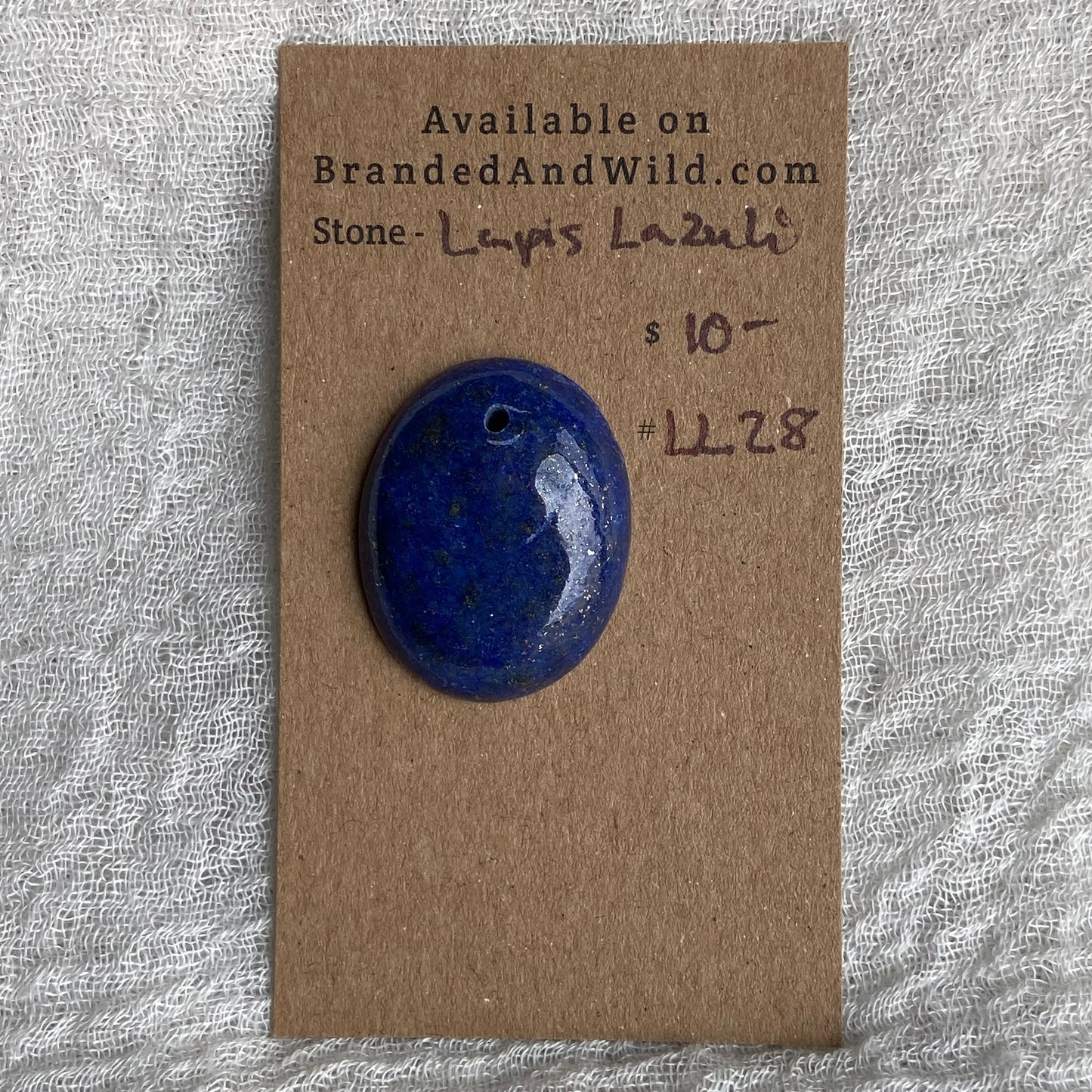 Lapis Lazuli Cabochon -Drilled- LL28