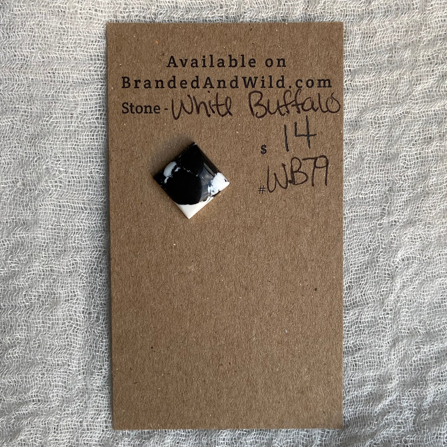 White Buffalo Cabochon - WB79