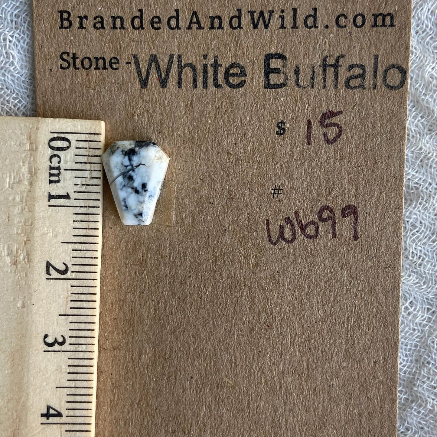 White Buffalo Cabochon - WB99