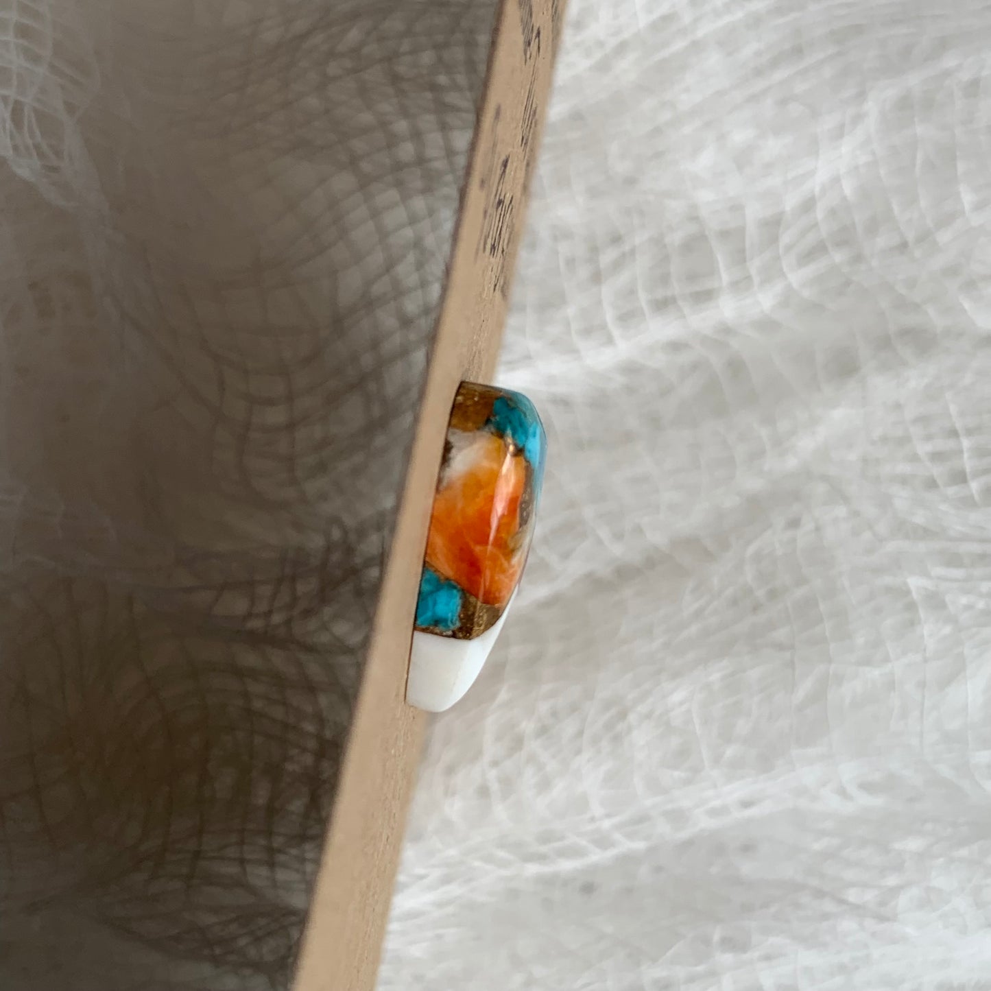 Turquoise, Oystershell, Copper Cabochon - TOC81