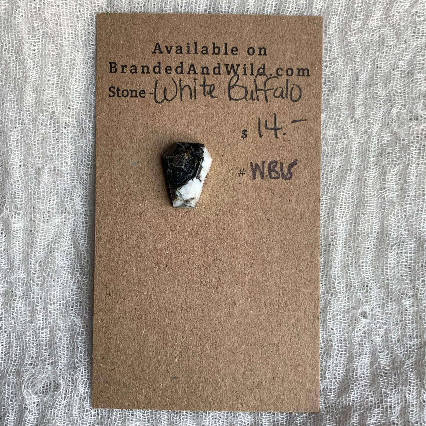 White Buffalo Cabochon - WB18