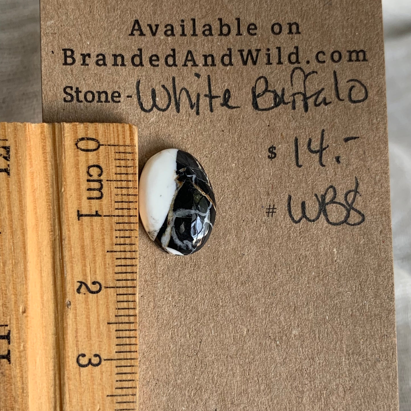 White Buffalo Cabochon - WB8