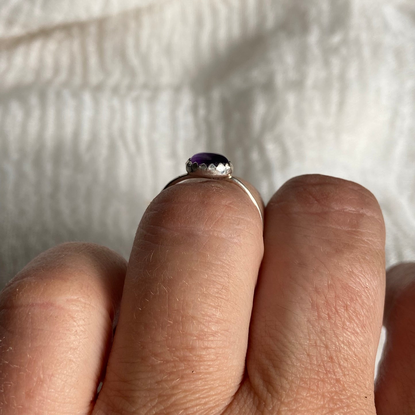 Sterling Silver Ring - R62 Size - 6
