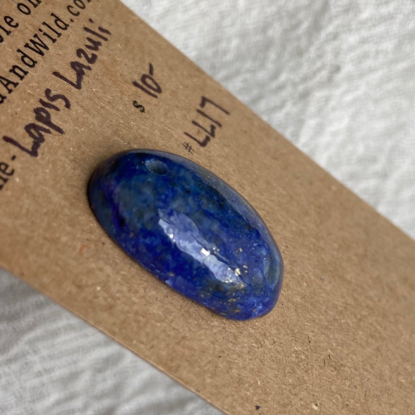 Lapis Lazuli Cabochon -Drilled- LL17