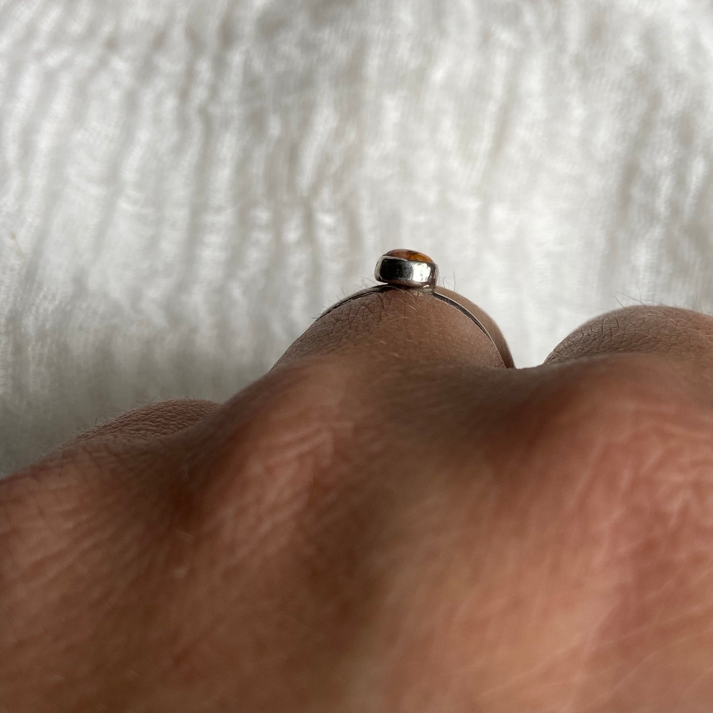 Sterling Silver Ring - R110 Size - 8