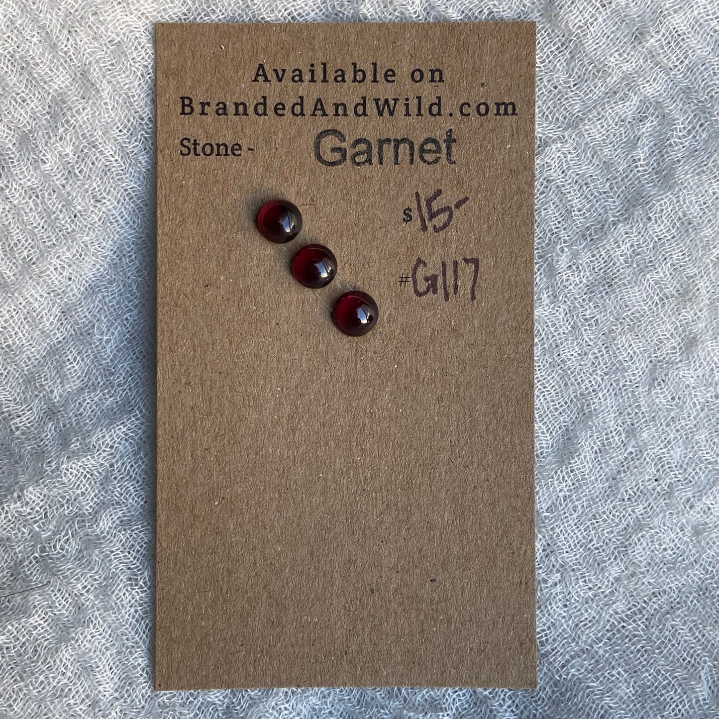 Garnet Cabochon - G117