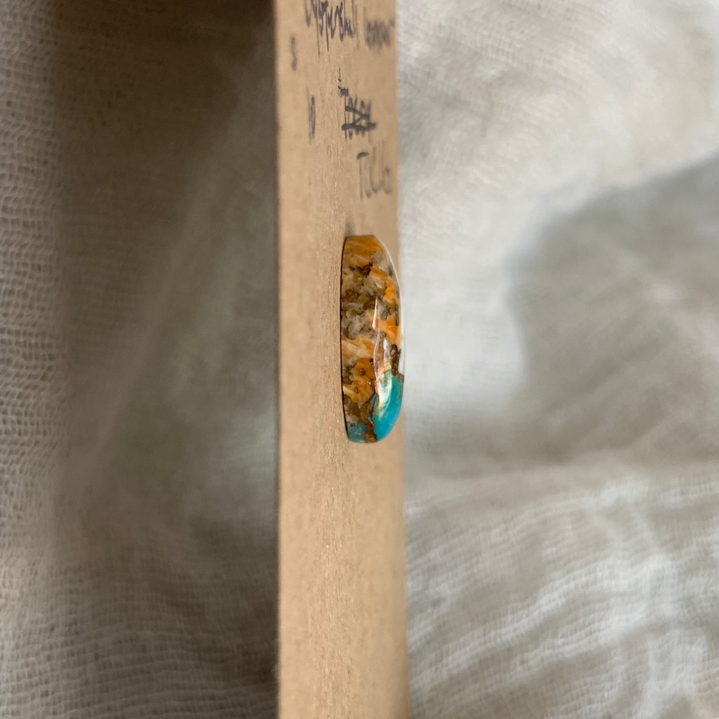 Turquoise, Oystershell, Copper Cabochon - TOC16