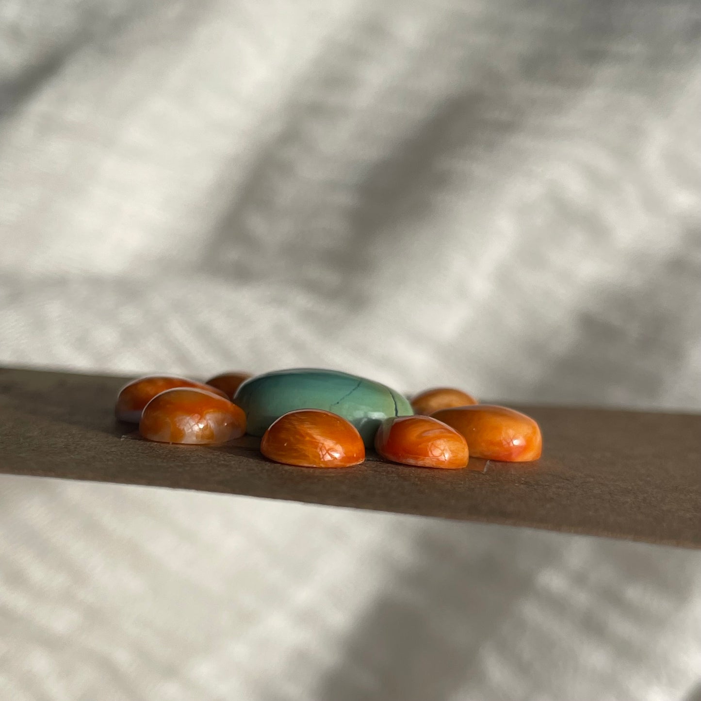 Hubei/Oyster Shell Cabochon - Mix119