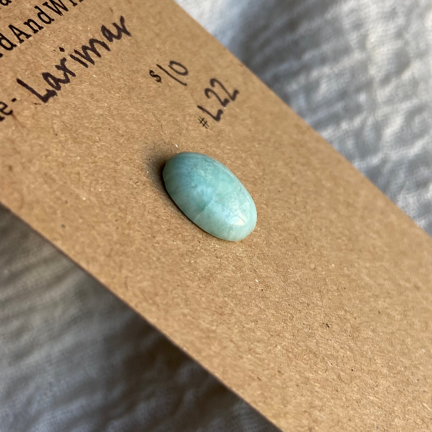 Larimar Cabochon - L22
