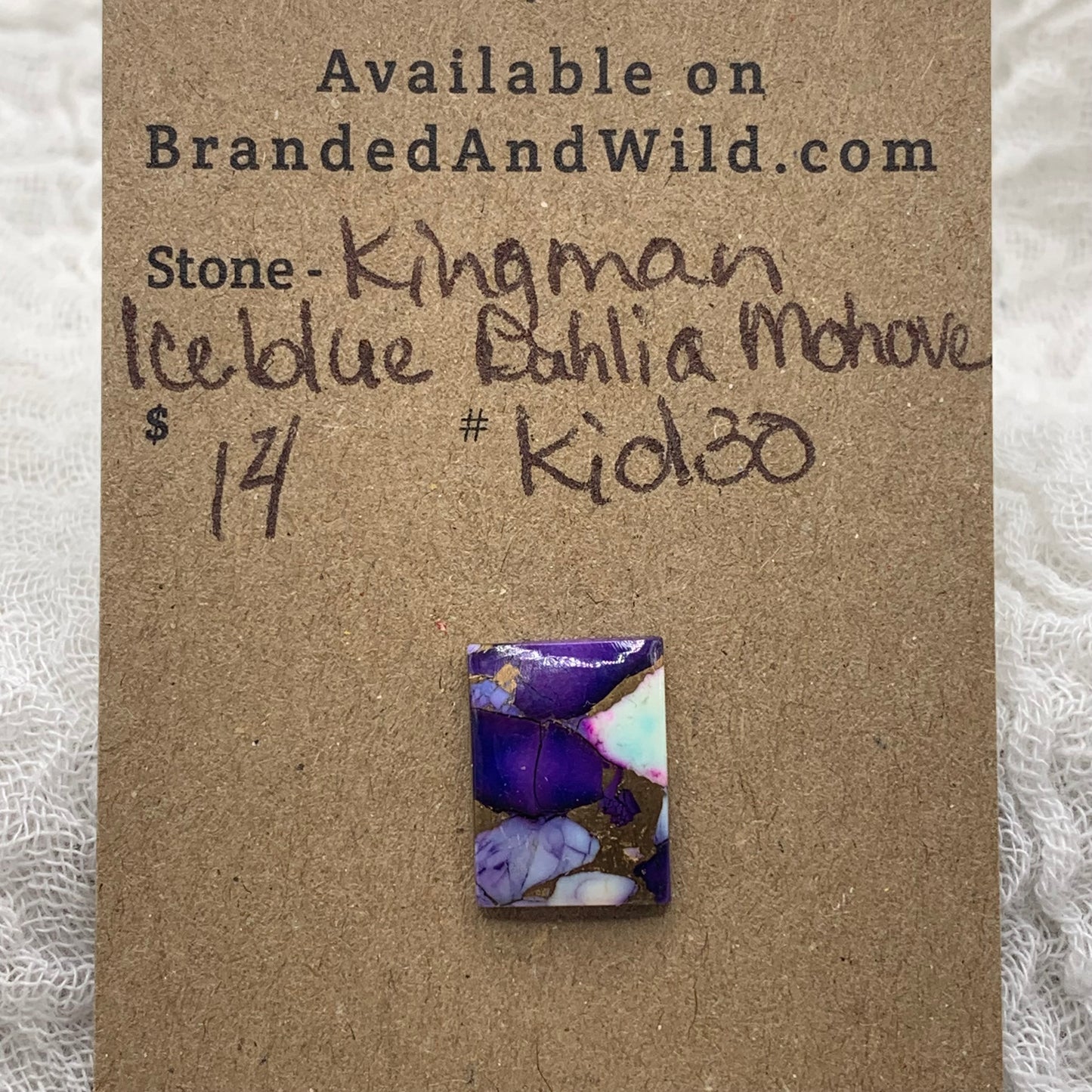 Kingman Ice Blue Dahlia Mohave - KID30