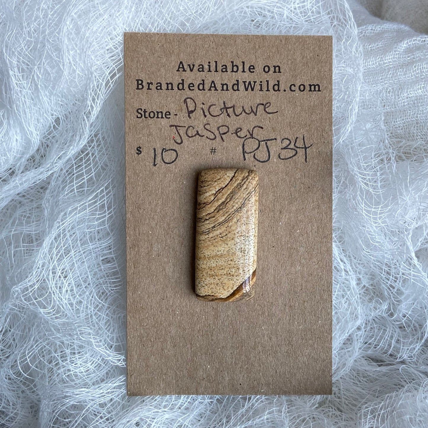 Picture Jasper Cabochon - PJ34