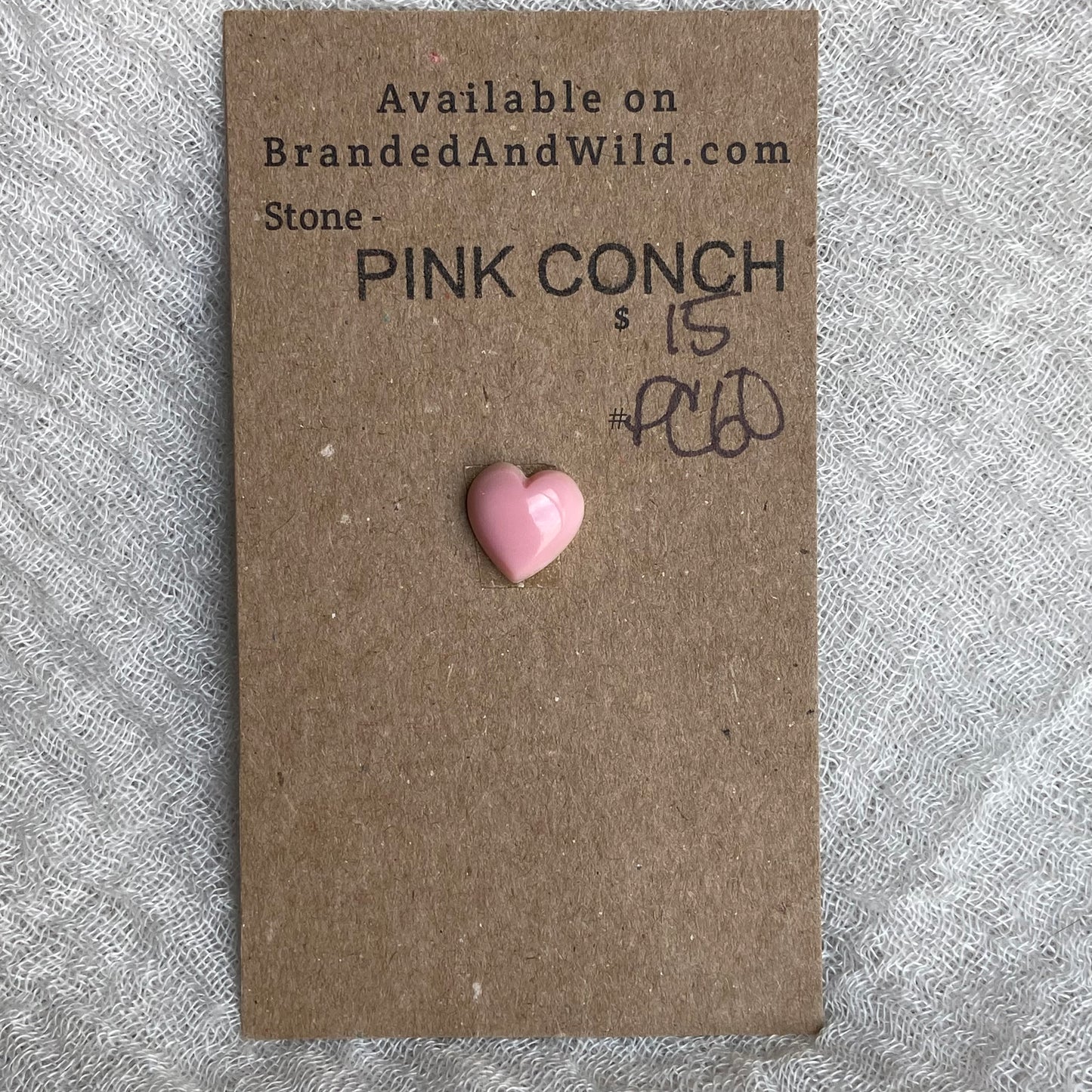 Pink Conch Cabochon - PC60