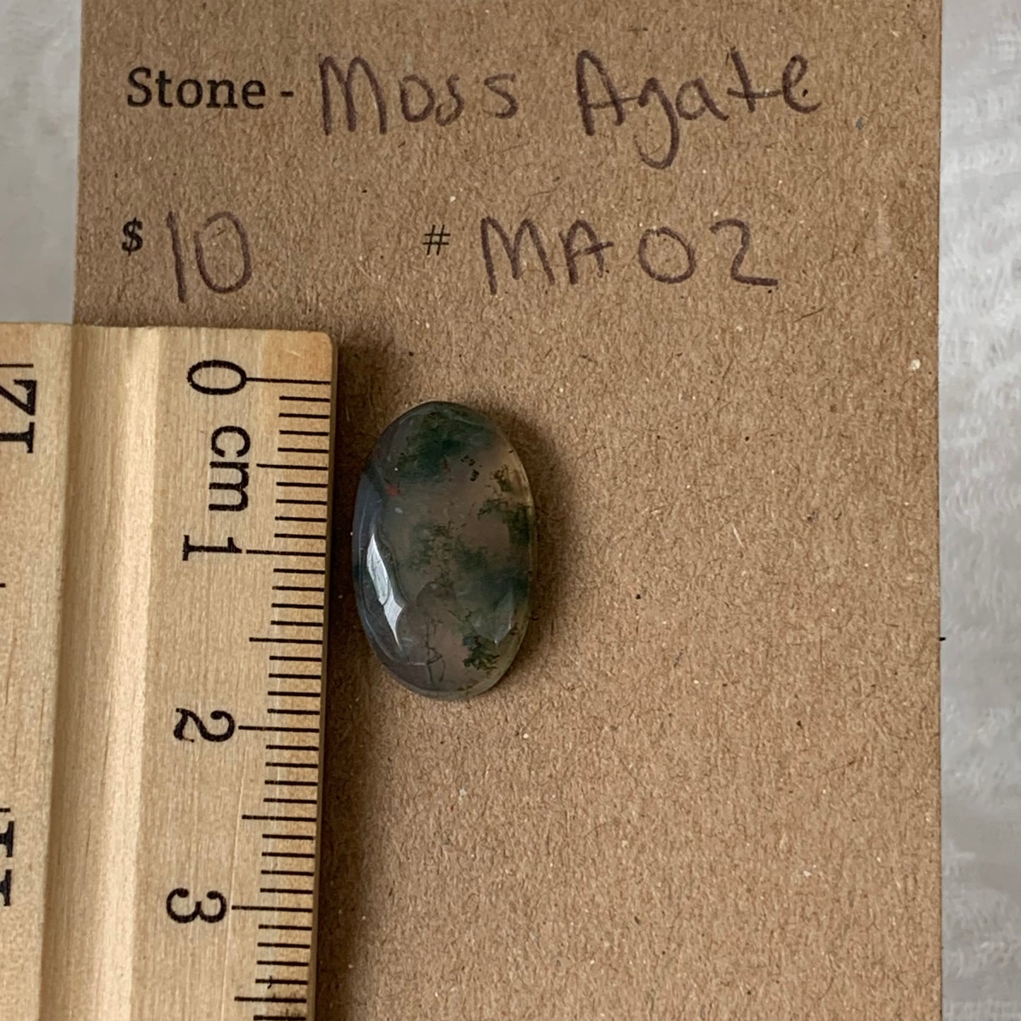 Moss Agate Cabochon- MA02