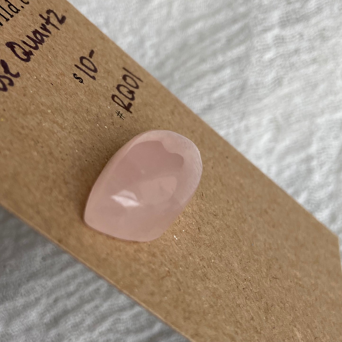 Rose Quartz Cabochon - RQ01