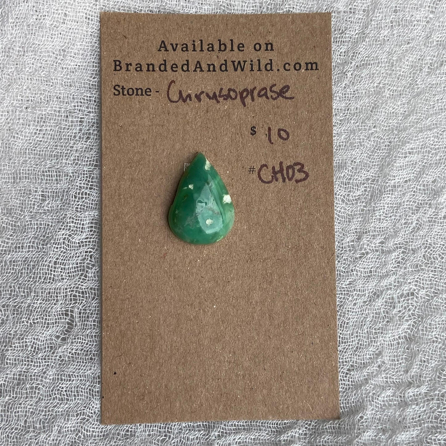 Chrysoprase Cabochon - Ch03