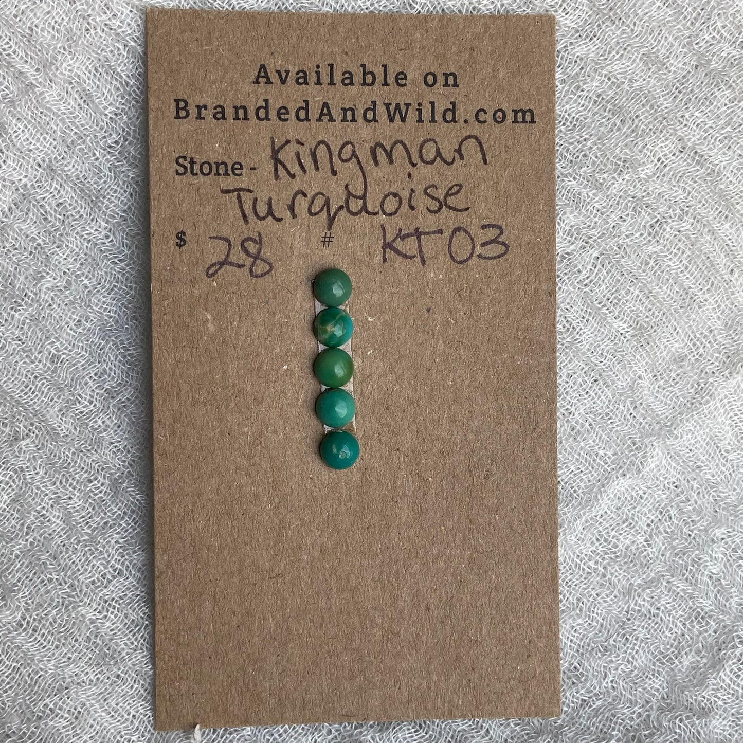 Kingman Turquoise Cabochon - KT03