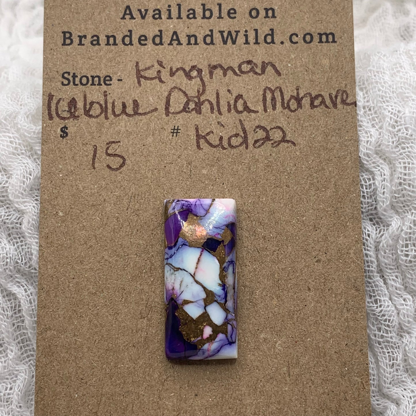 Kingman Ice Blue Dahlia Mohave - KID22