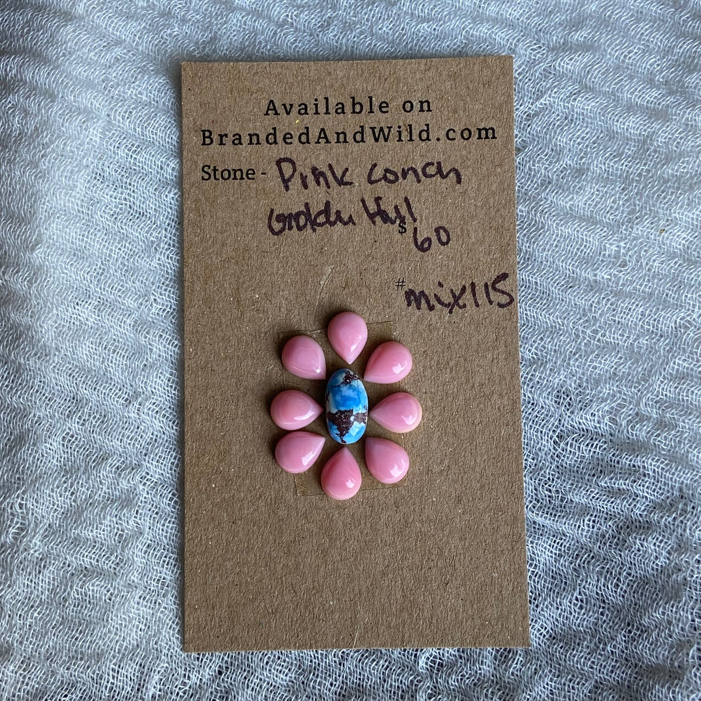Pink Conch Cabochon - Mix115