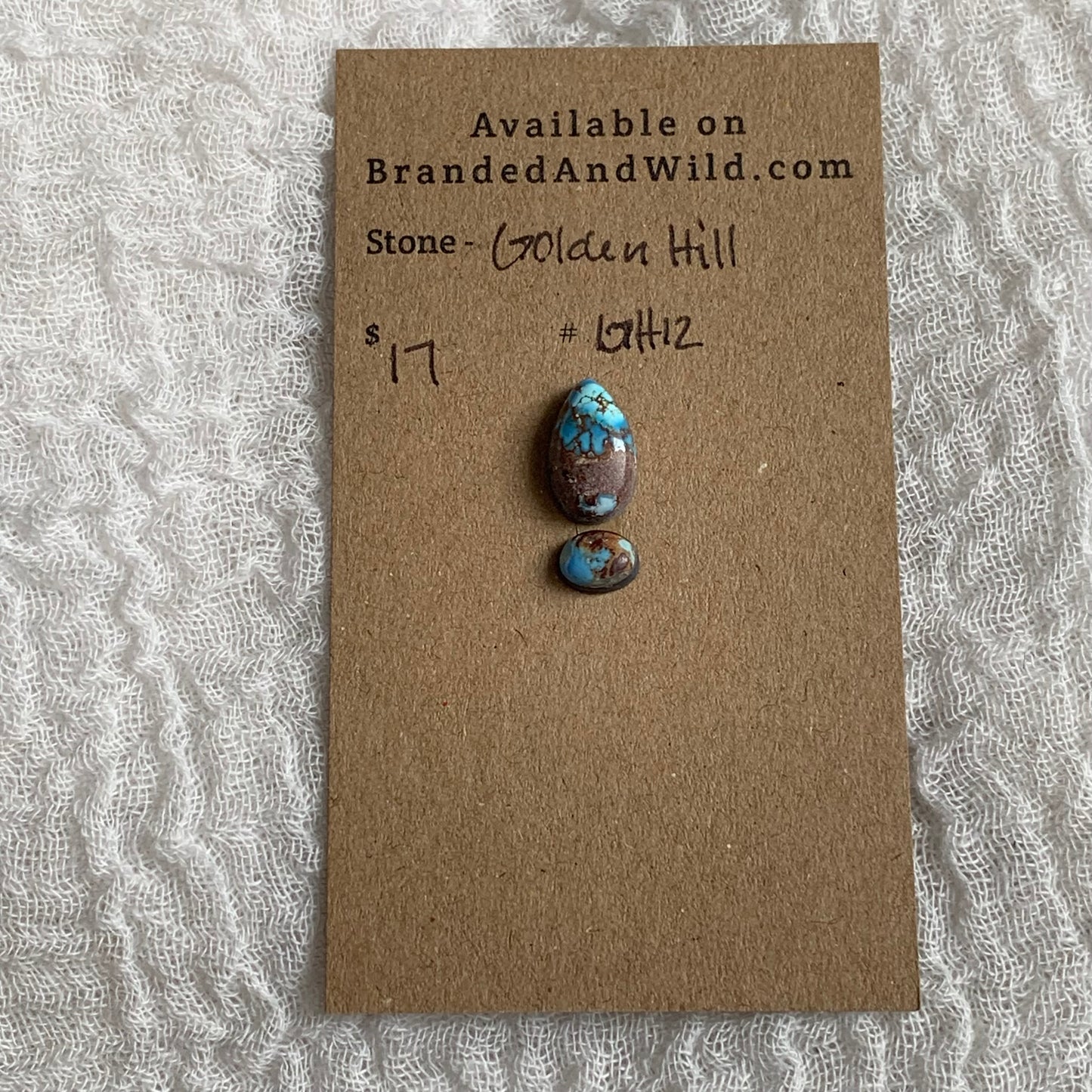 Golden Hill Turquoise Cabochon - GH12