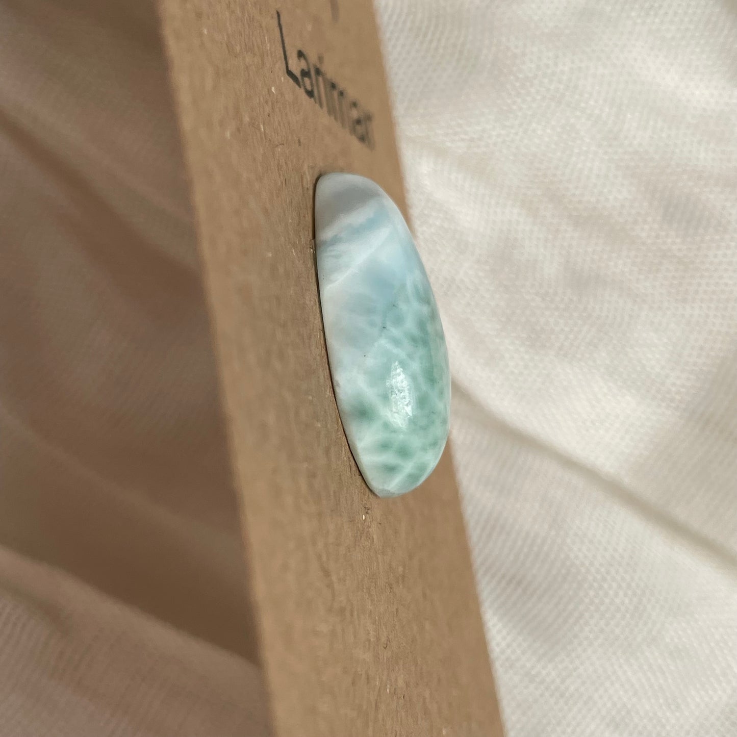 Larimar Cabochon - L09 4B1AC526-5FD1-4F62-8C0D-78A288EE171A Brandedandwild.com