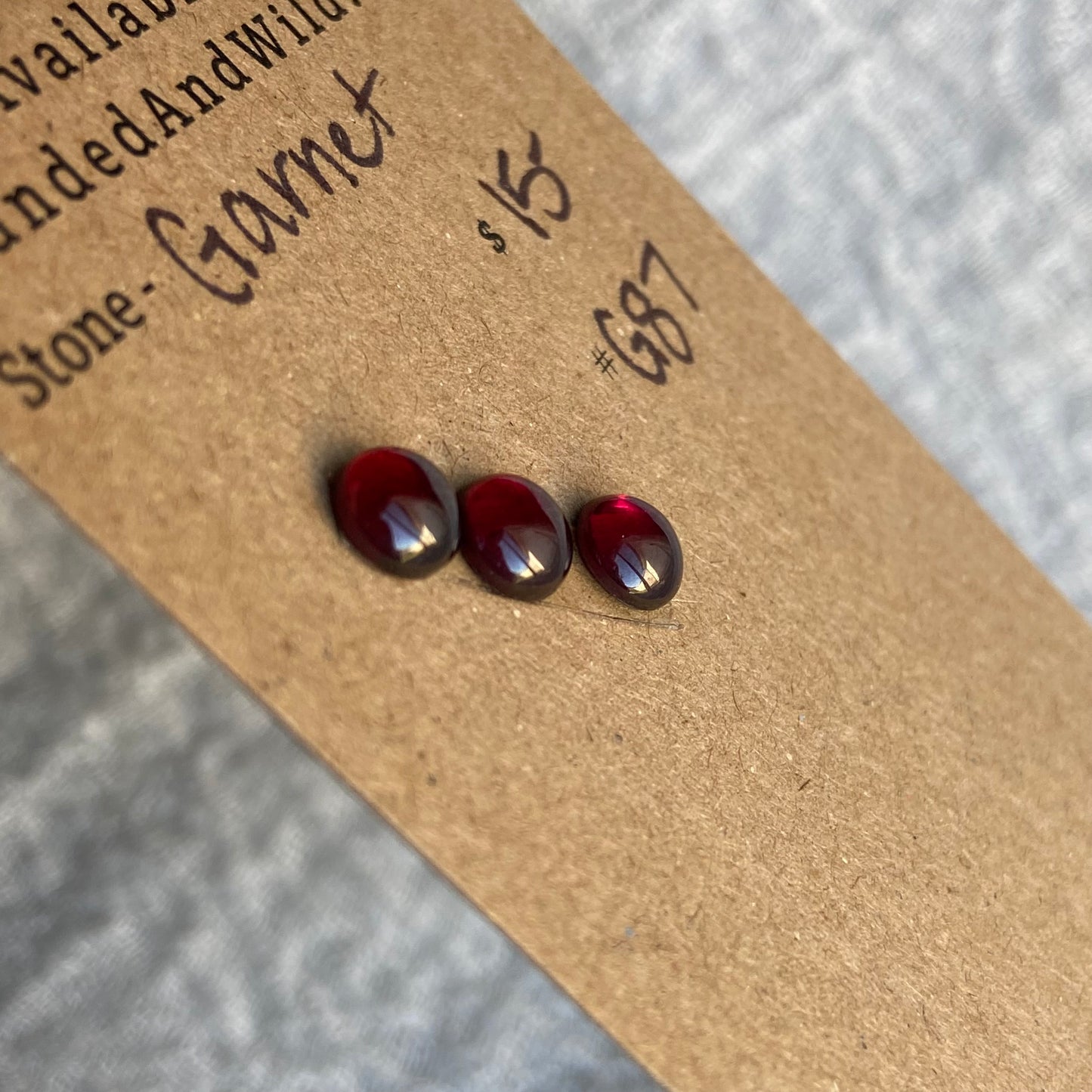 Garnet Cabochon - G87