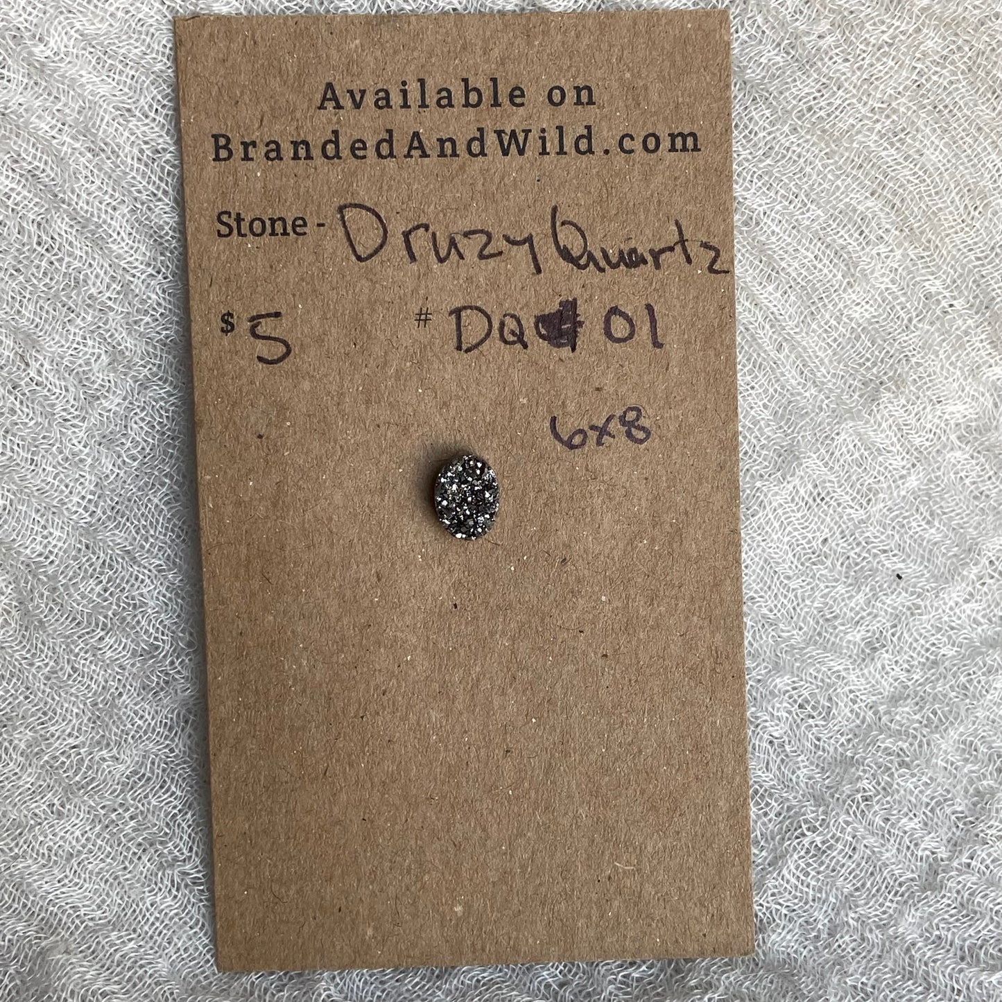 Druzy Quartz Cabochon - DQ01