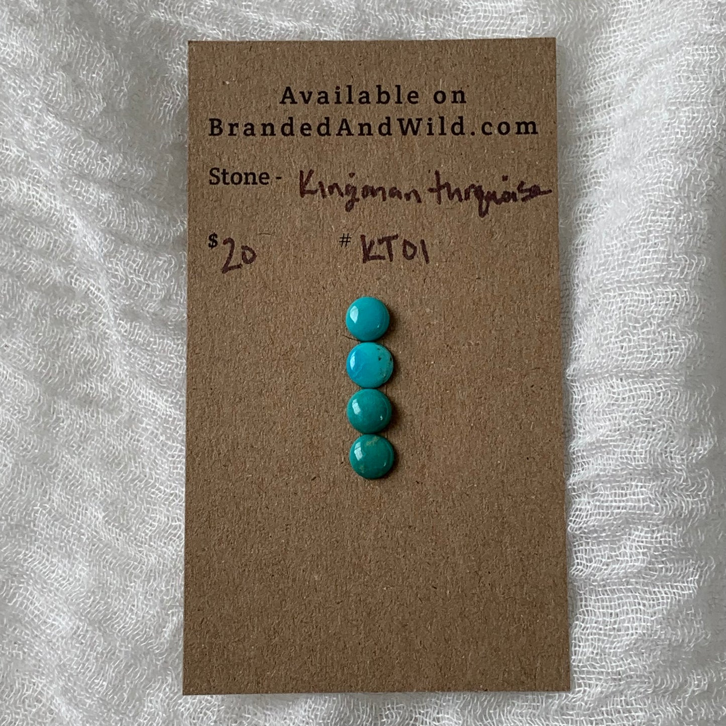 Kingman Turquoise Cabochon - KT01