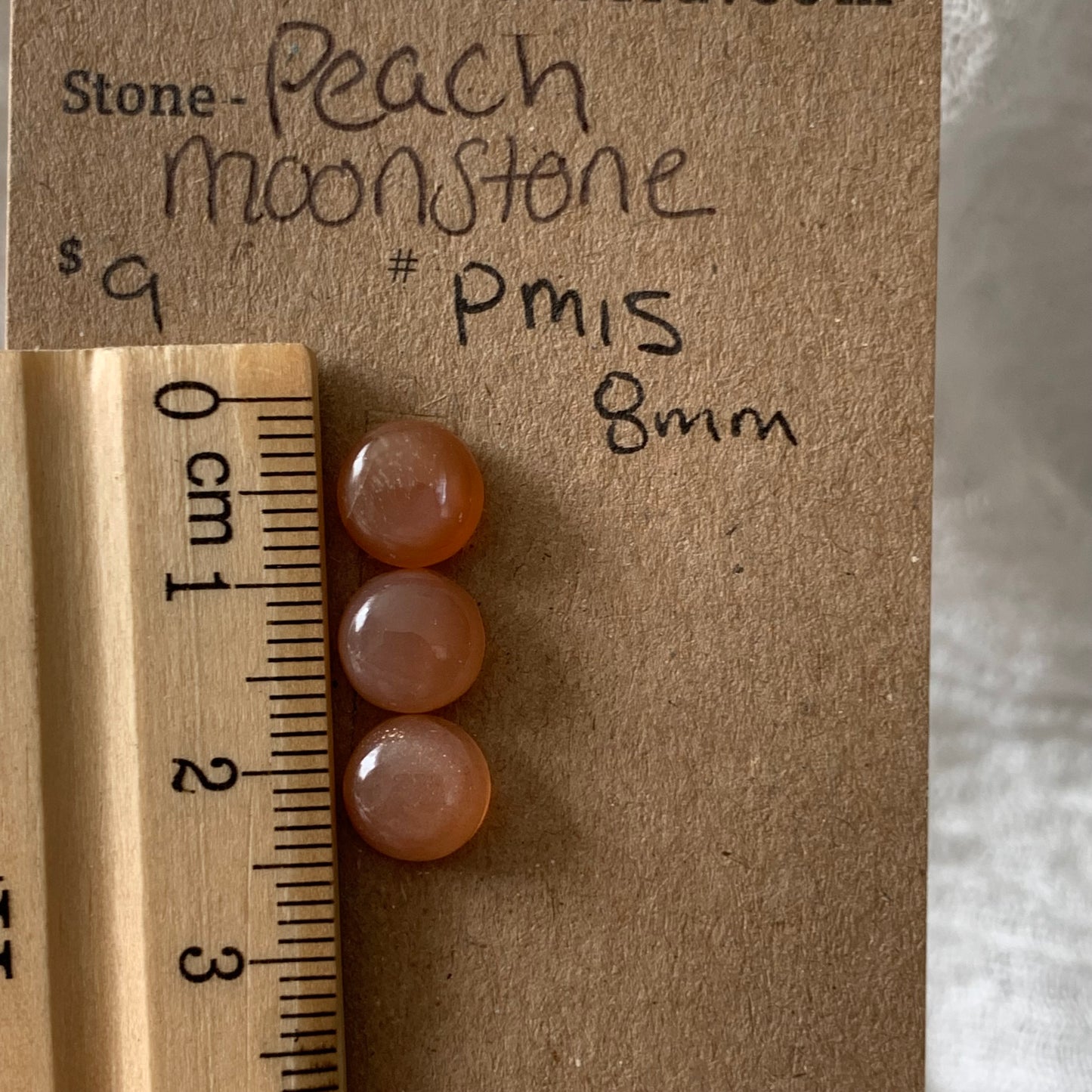 Peach Moonstone cabochon - PM15