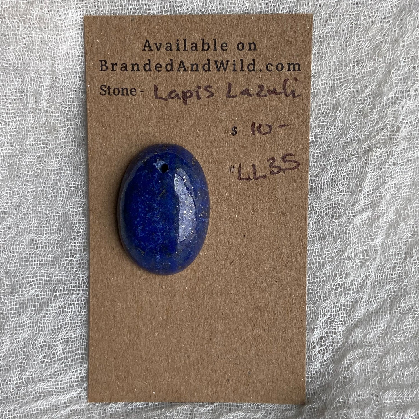 Lapis Lazuli Cabochon -Drilled- LL35