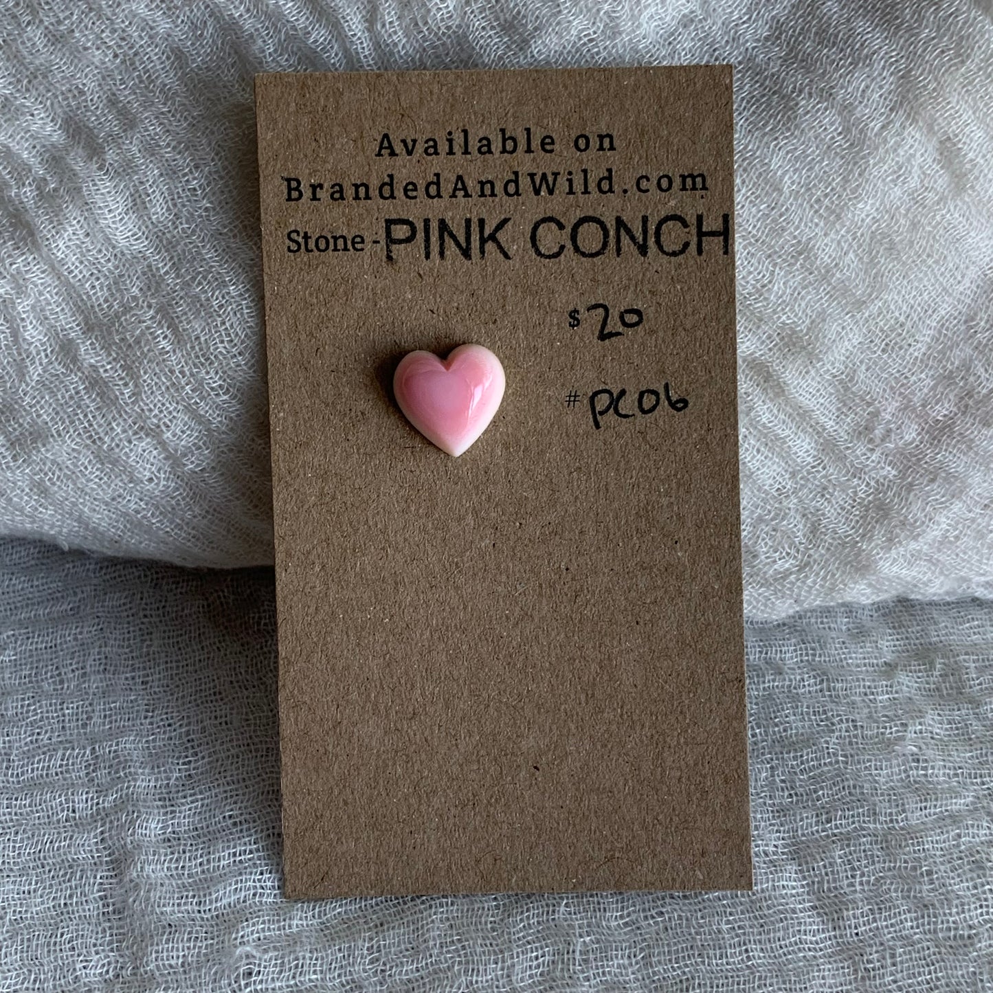 Pink Conch Cabochon - PC06